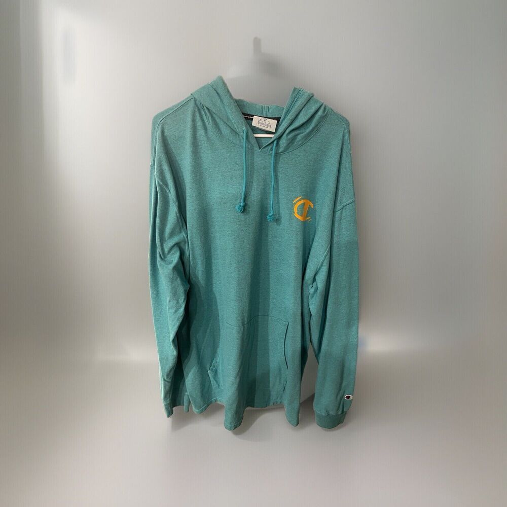 Champion men’s 2XL teal pullover hoodie lightweight